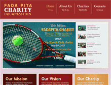 Tablet Screenshot of fadapitacharitytennis.org